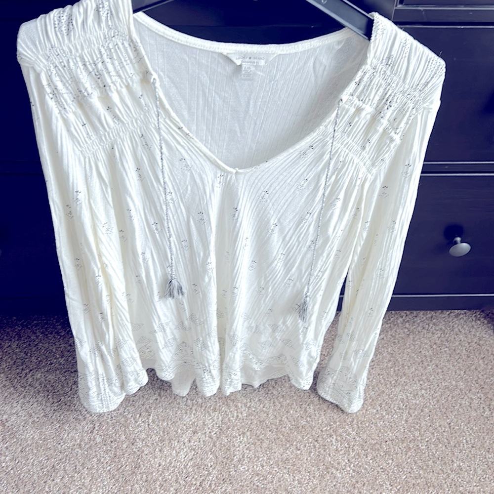Lucky brand Aztec blouse